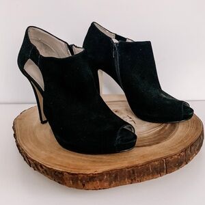 NINE WEST Platform Suede Ankle Booties - Size 8